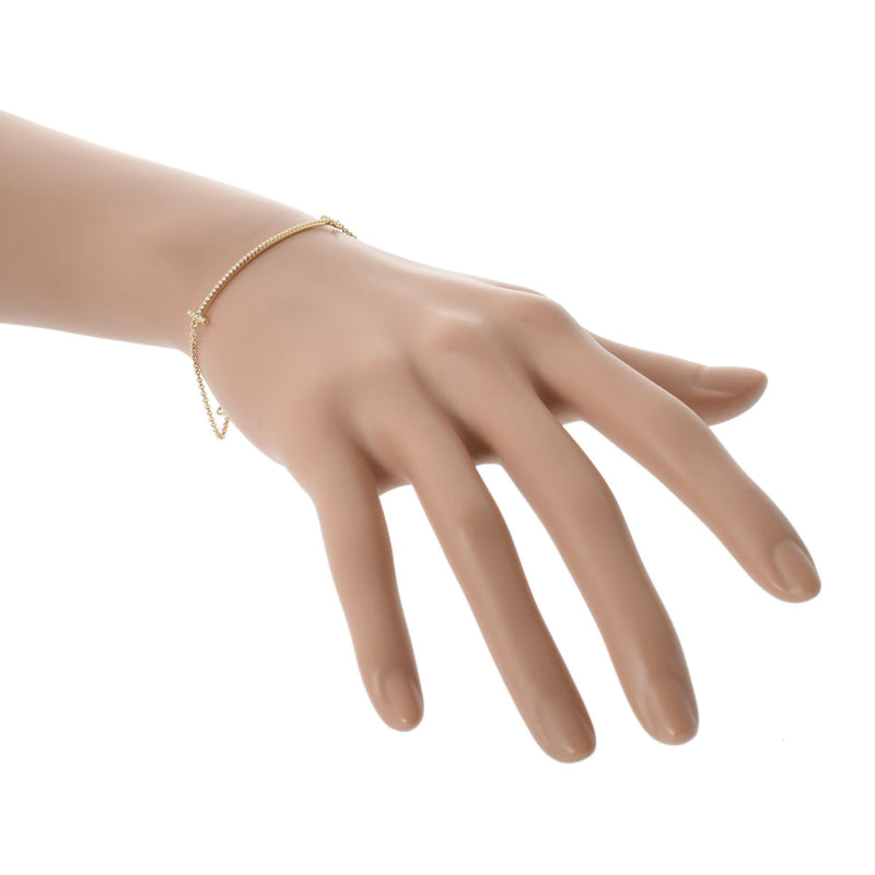 ティファニーTスマイルブレスレット スモール ダイヤ レディース K18