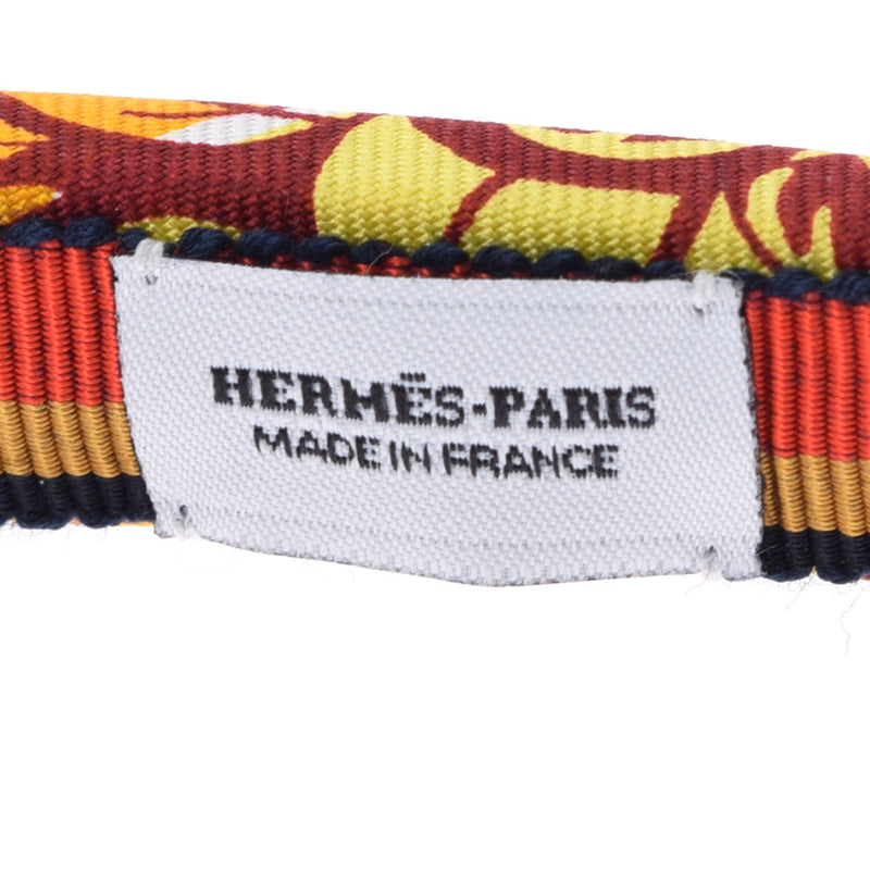 エルメスカチューシャ ヘアバンド オレンジ系 レディース ブランド小物