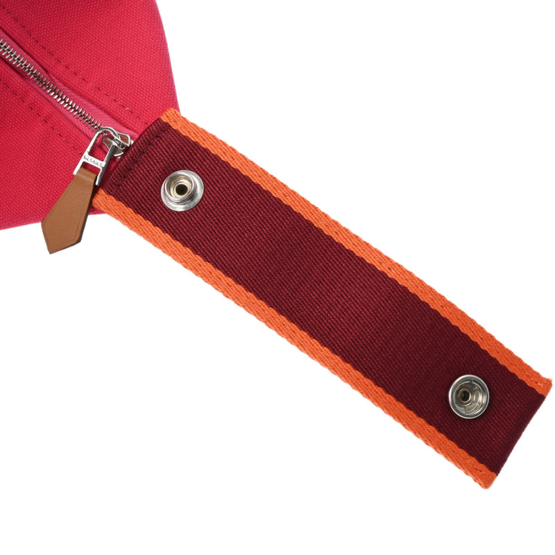 エルメスブリッドアブラック PM ハイビスカス シルバー金具 レディース