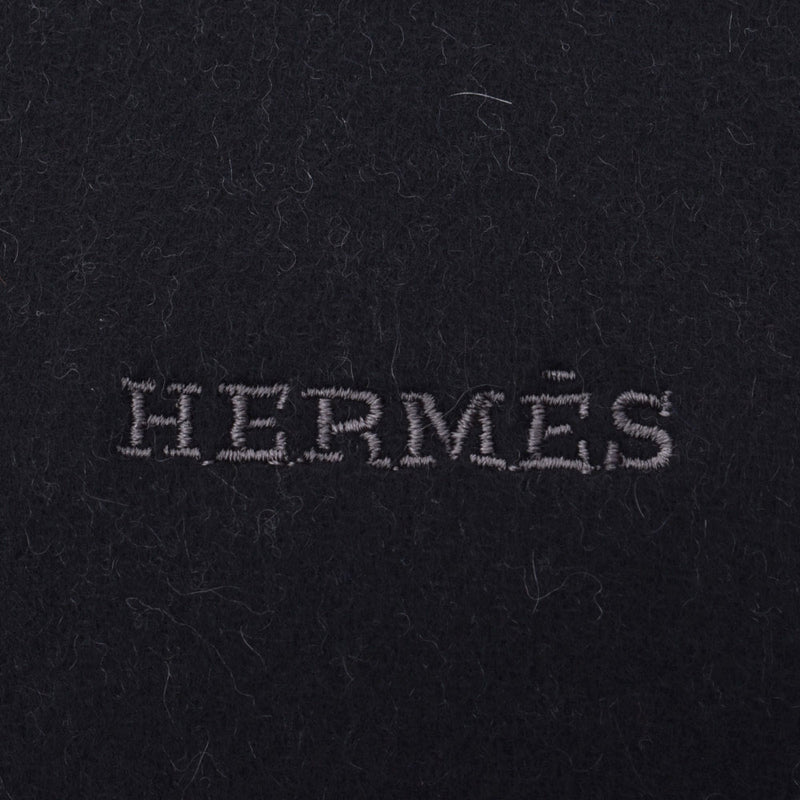 エルメス 黒/グレー ユニセックス マフラー HERMES – 銀蔵オンライン