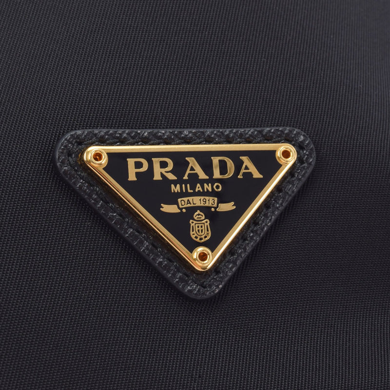 プラダ 黒 ゴールド金具 レディース ポーチ PRADA 中古 – 銀蔵オンライン