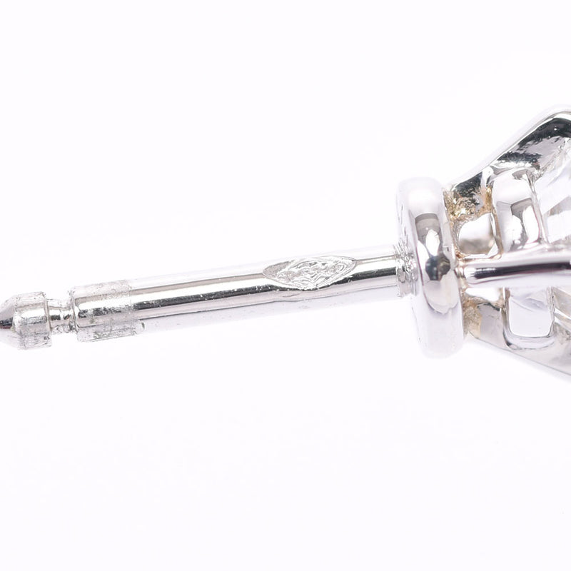 カルティエソリテール 一粒ダイヤ レディース Pt950プラチナ ピアス