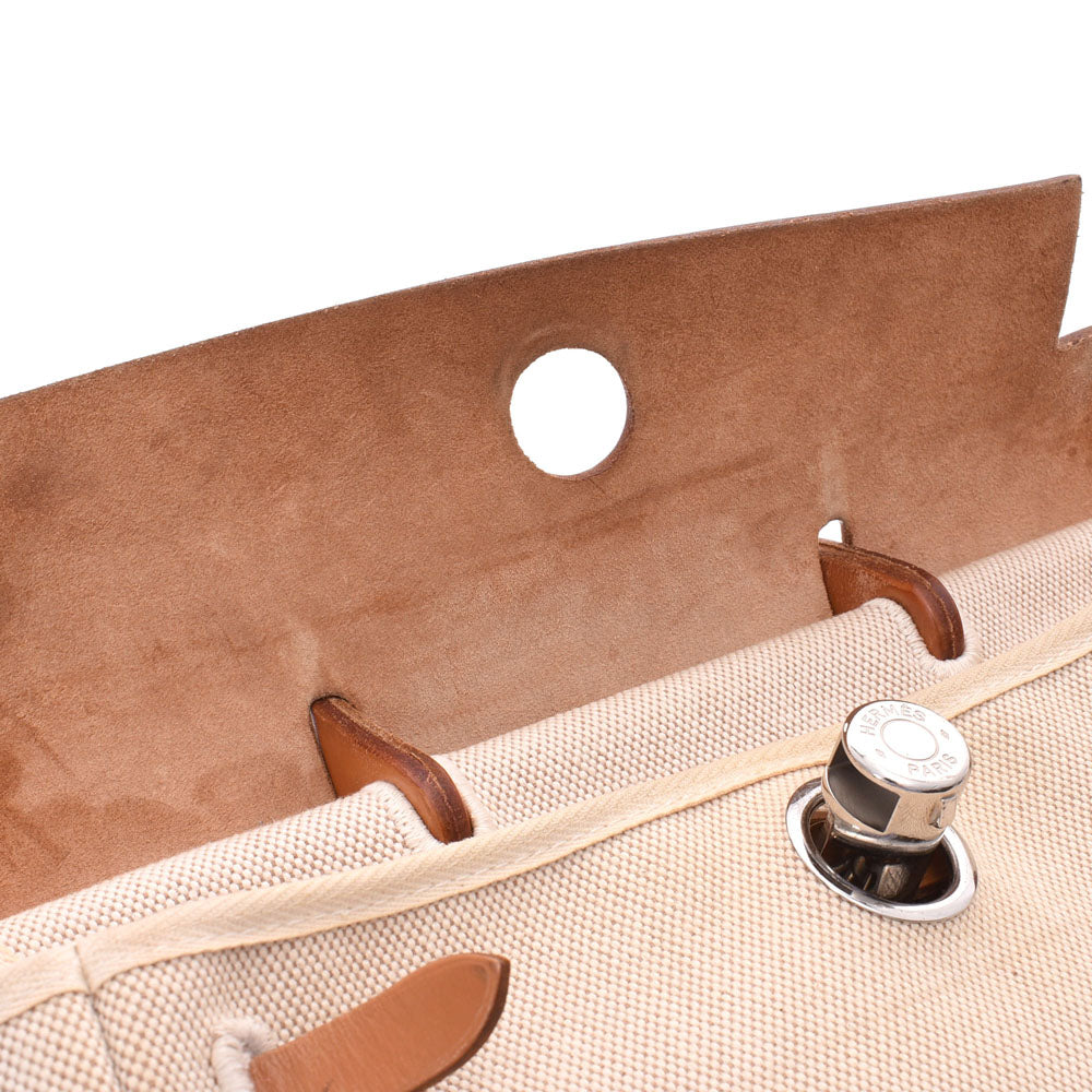 エルメスエールバッグ アドPM アイボリー系 シルバー金具 □C刻印(1999