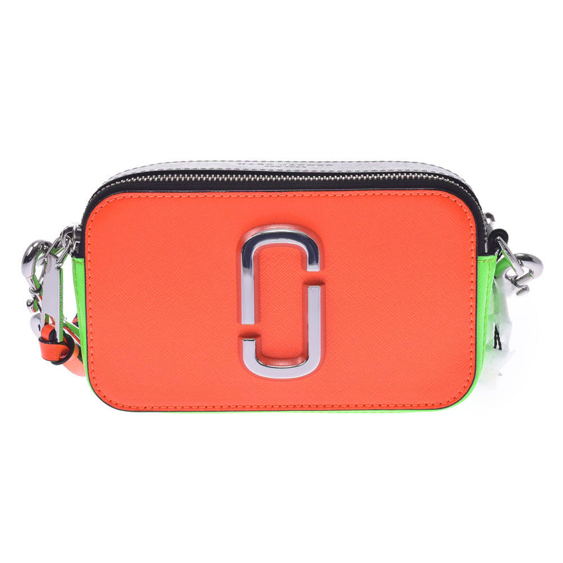 マークジェイコブススナップショット 2WAYバッグ オレンジ/マルチ