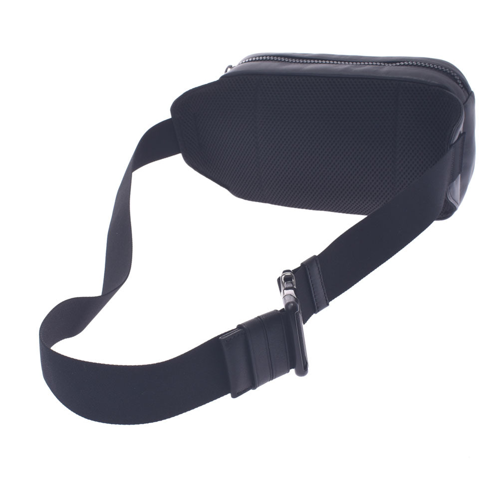 コーチボディバッグ アウトレット 黒 ユニセックス カーフ ウエスト