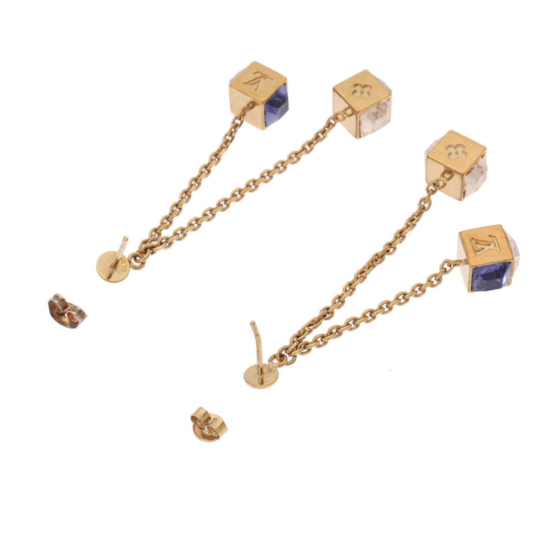 ルイヴィトンブックルドレイユ パンダン ギャンブル ピアス ゴールド