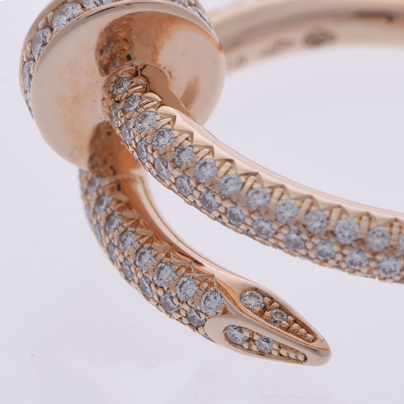 カルティエジュストアンクル ダイヤ #50 レディース K18ピンクゴールド