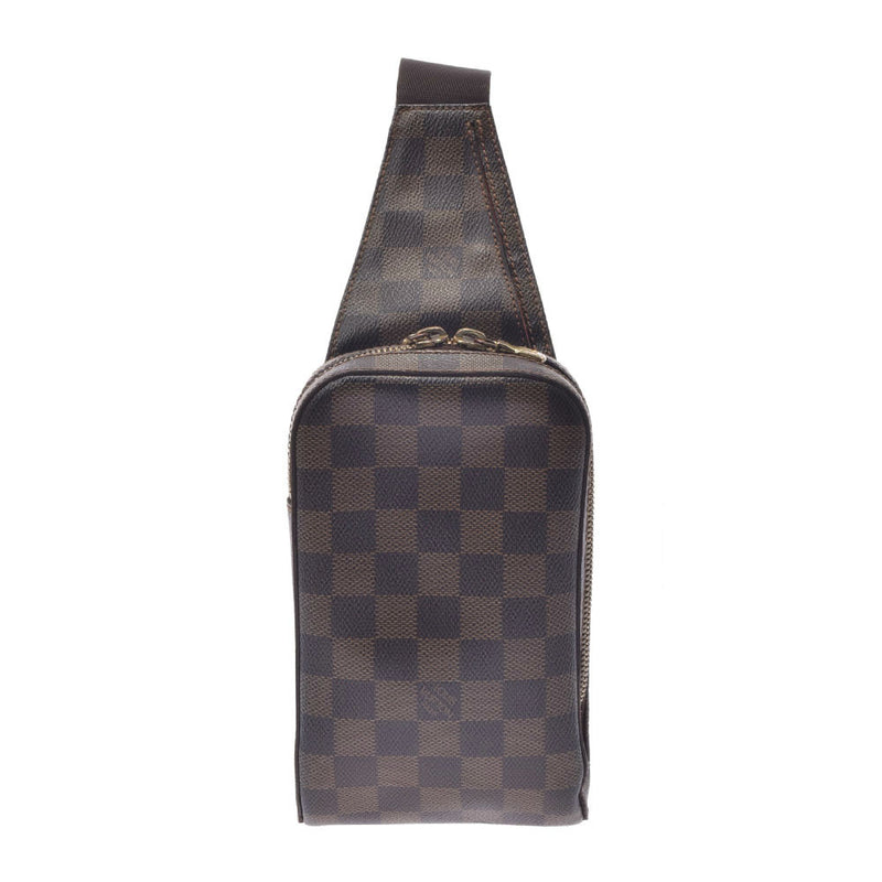 LOUIS VUITTON / ジェロニモス_ダミエ・エベヌ_BRW/PVC/BRW/総柄 LOUIS