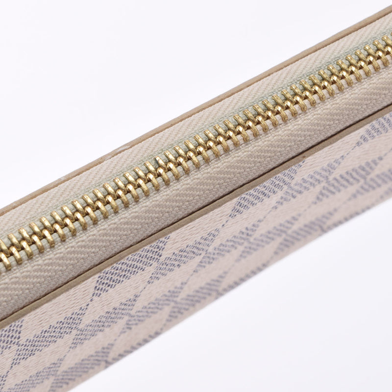 ルイヴィトンアズール ジッピーウォレット 14137 白 ユニセックス