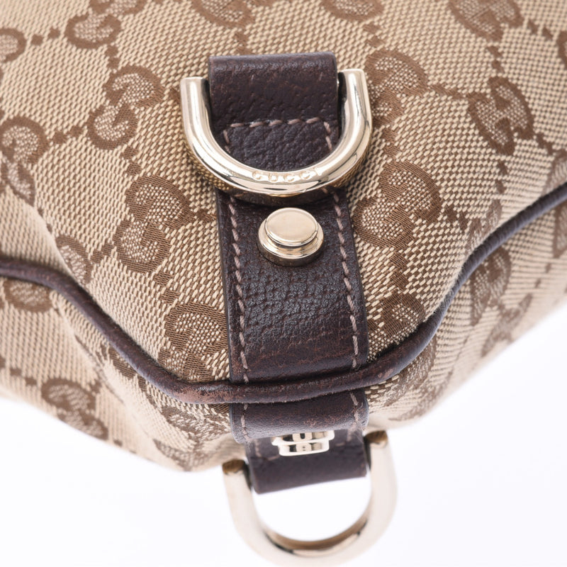 グッチGGキャンバス ベージュ/茶 レディース ショルダーバッグ 131326