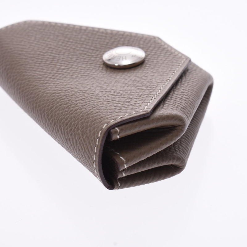 エルメスルヴァンキャトル 小銭入れ エトゥープ SV金具 A刻印(2017年頃