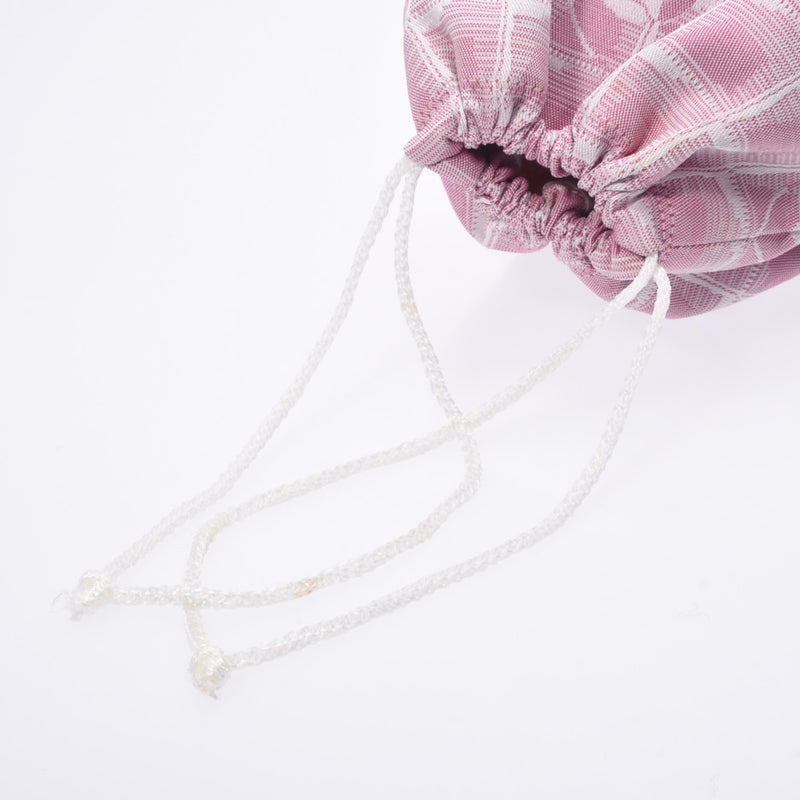 シャネルニュートラベルライン 巾着型 ピンク レディース ポーチ