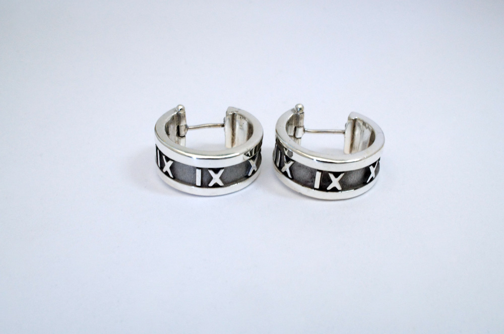 ティファニー修理 アトラスフープピアス 新品仕上げ Tiffany ATLAS