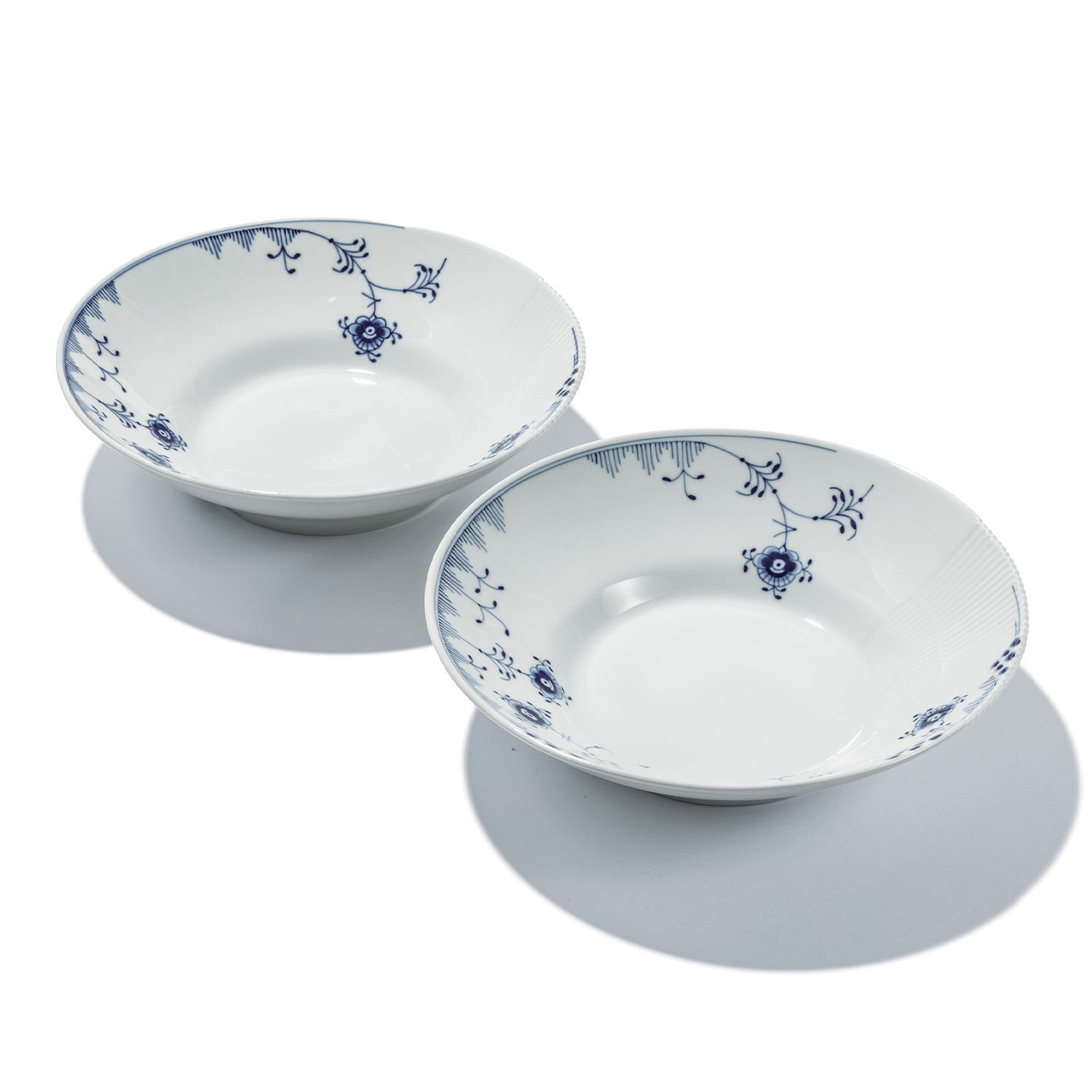 ロイヤル コペンハーゲン ブルーエレメンツ ペアディーププレート