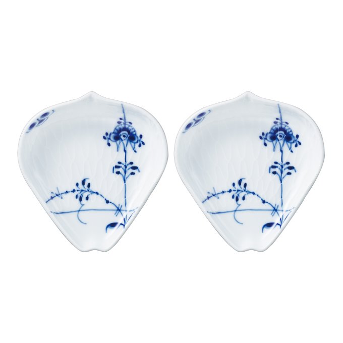 ロイヤル コペンハーゲン ブルーパルメッテ ペアペタルディッシュ