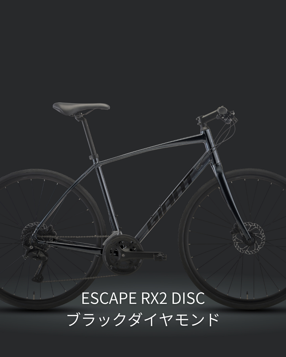 引き取り限定]クロスバイク GIANT ESCAPE RX ブラック 2023 Liv