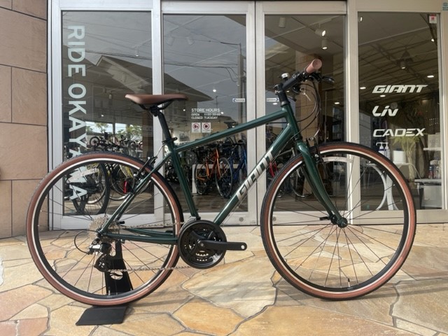 自転車 GIANT】グリーン クロスバイク 2025モデル】GIANT(ジャイアント