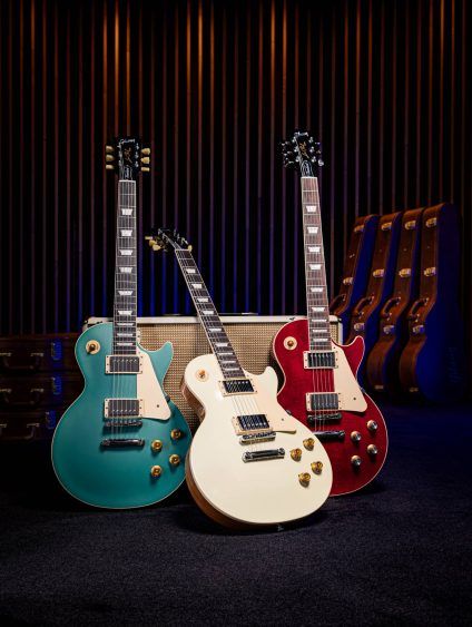ギブソンから、カラフルに彩られた『Custom Color Series』が Les Paul