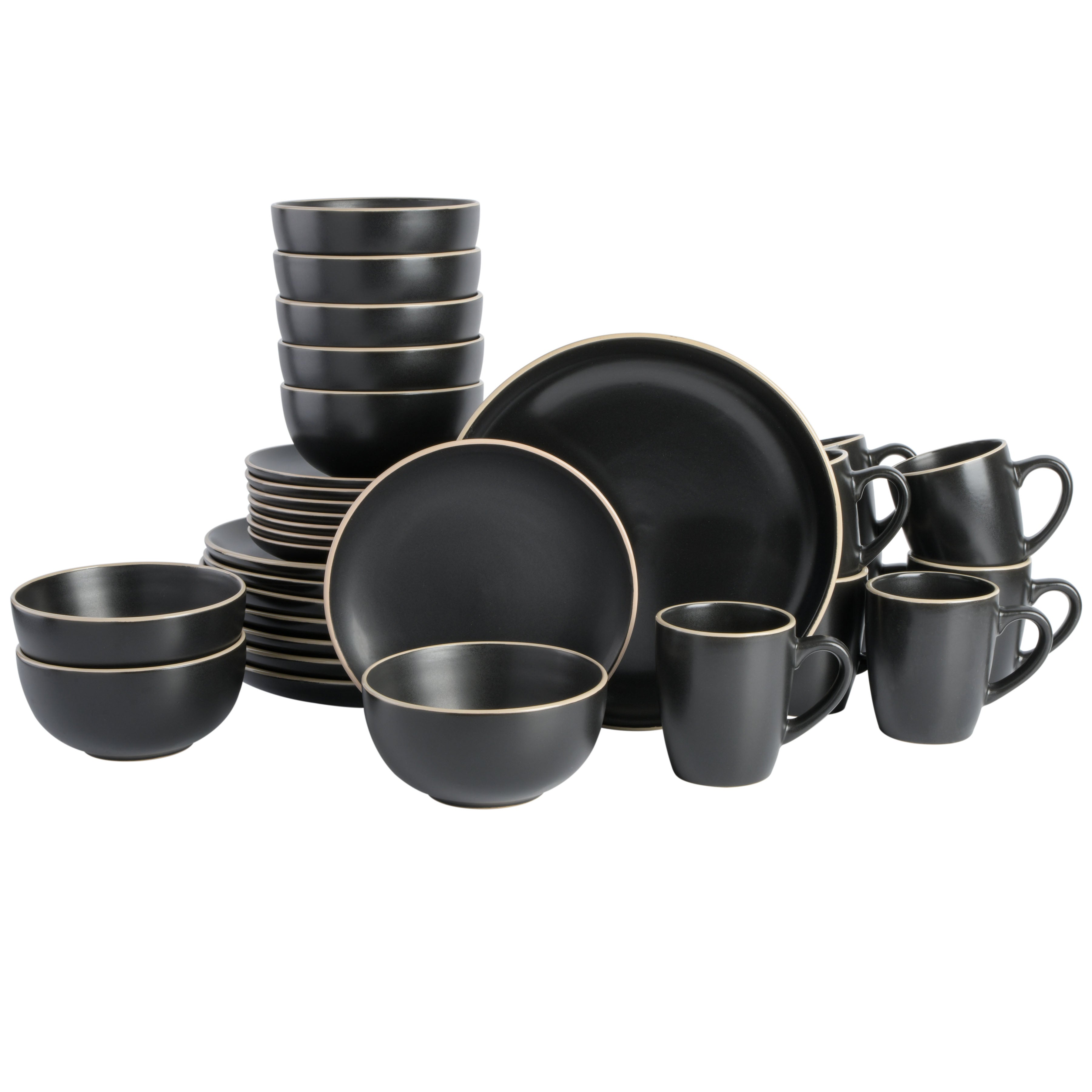 Gibson Home Rockaway 32-Piece Dinnerware Set