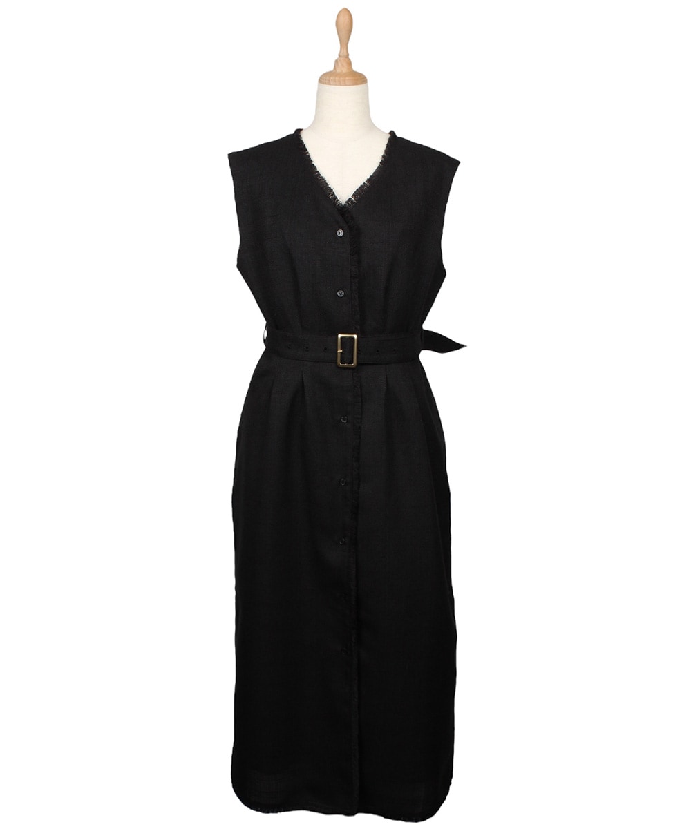 SALE】ドライツイードノースリワンピース - 12Twelve Agenda