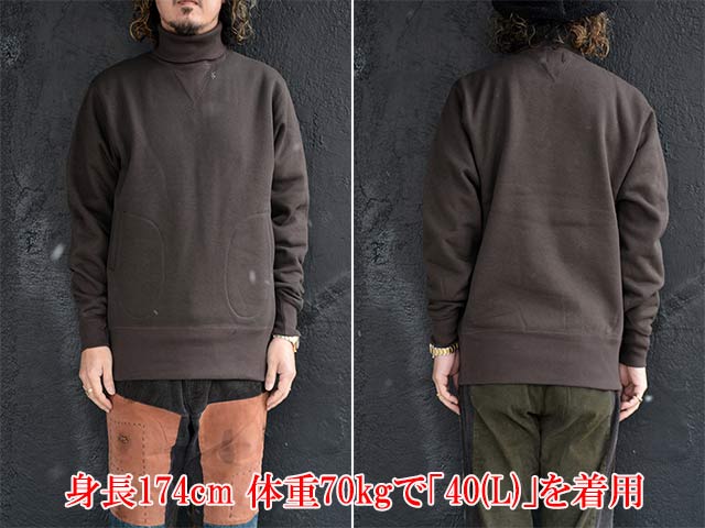 FREE WHEELERS/フリーホイーラーズ】2025FW「Turtle Neck Sweat Shirt