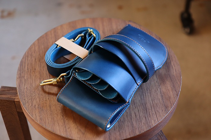 シザーケース本革4丁用 -sea s- |シザーケース専門店｜美容師向け本革