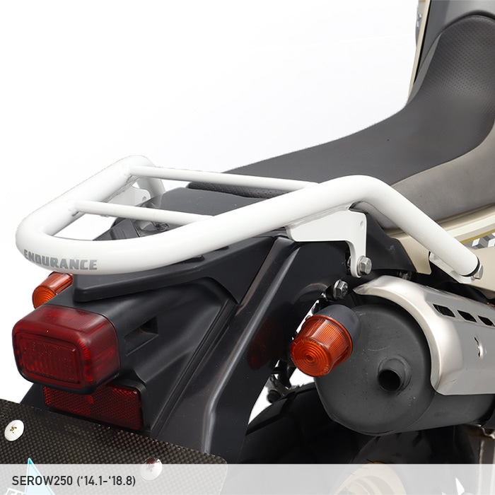 SEROW250 DG31J DG17J リアキャリア ホワイト+リアボックスセット 30L