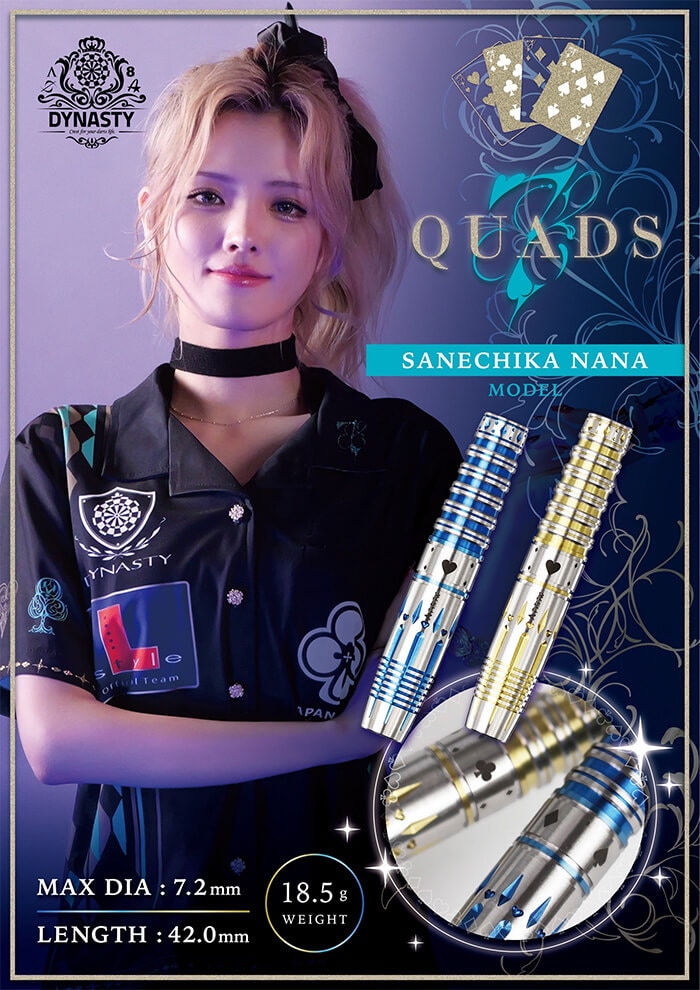 ダイナスティー QUADS 7 クワッズセブンス ブルー 2BA18.5g ななちゃら