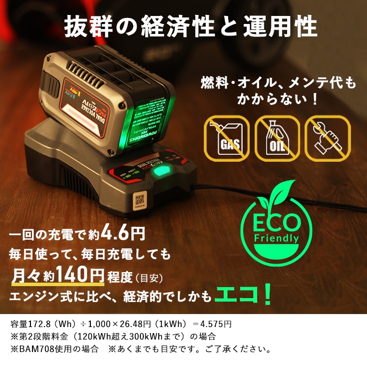 来季準備に!・即納】充電式電動除雪機 大容量バッテリー1個+急速充電器