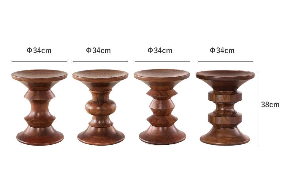 Eames Turned Stool（イームズ ターンドスツール）/Herman Miller