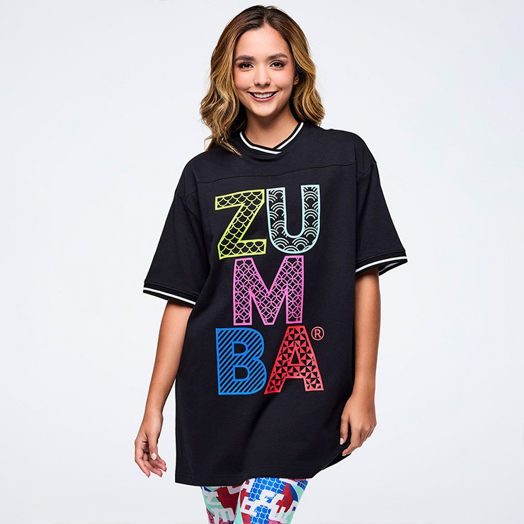 ZUMBA ズンバ 正規品 ウェア ユニセックス Tシャツ 半袖 オーバー
