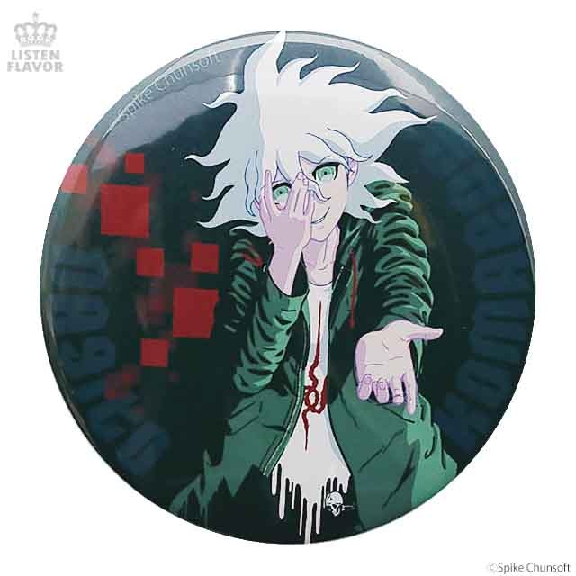 狛枝凪斗 狂気の缶バッジ （76mm） / ダンガンロンパ1・2 Reload