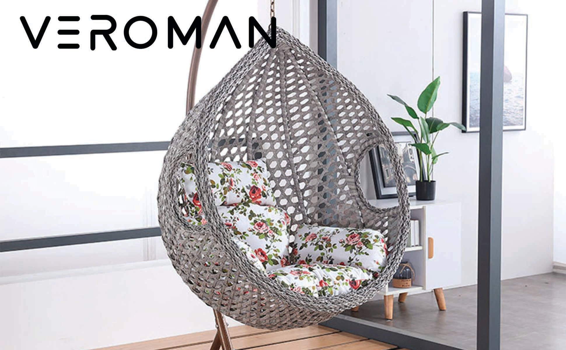 VeroMan ハンギングチェア ハンモックチェア ブランコチェア 鳥かご 卵