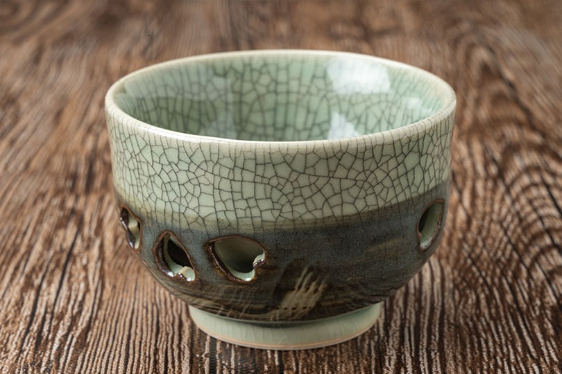 大堀相馬焼 松永窯 二重煎茶碗 | すべての商品 |福島県の伝統工芸品