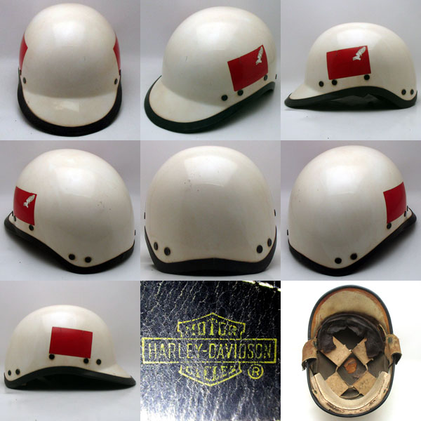 はーちゃんビンテージヘルメット マックホール ポリスヘルメット は