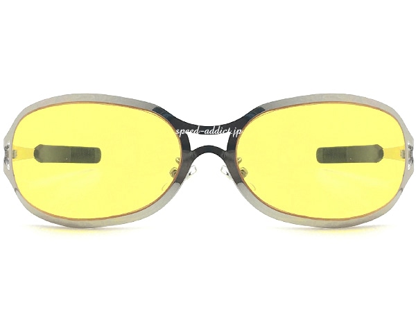 METAL OVAL SUNGLASS（メタルオーバルサングラス）SILVER × YELLOW