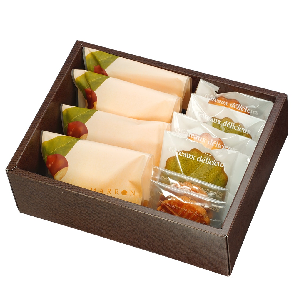 マットバリア二方袋 マロン 115×150 1,000枚【マロンケーキ 栗菓子