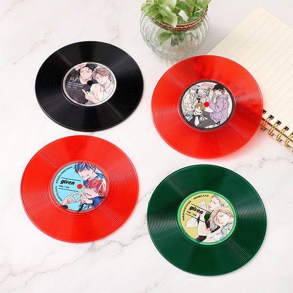 横浜新商品】レコード風コースター／立夏＆真冬 | ギヴン展 -given
