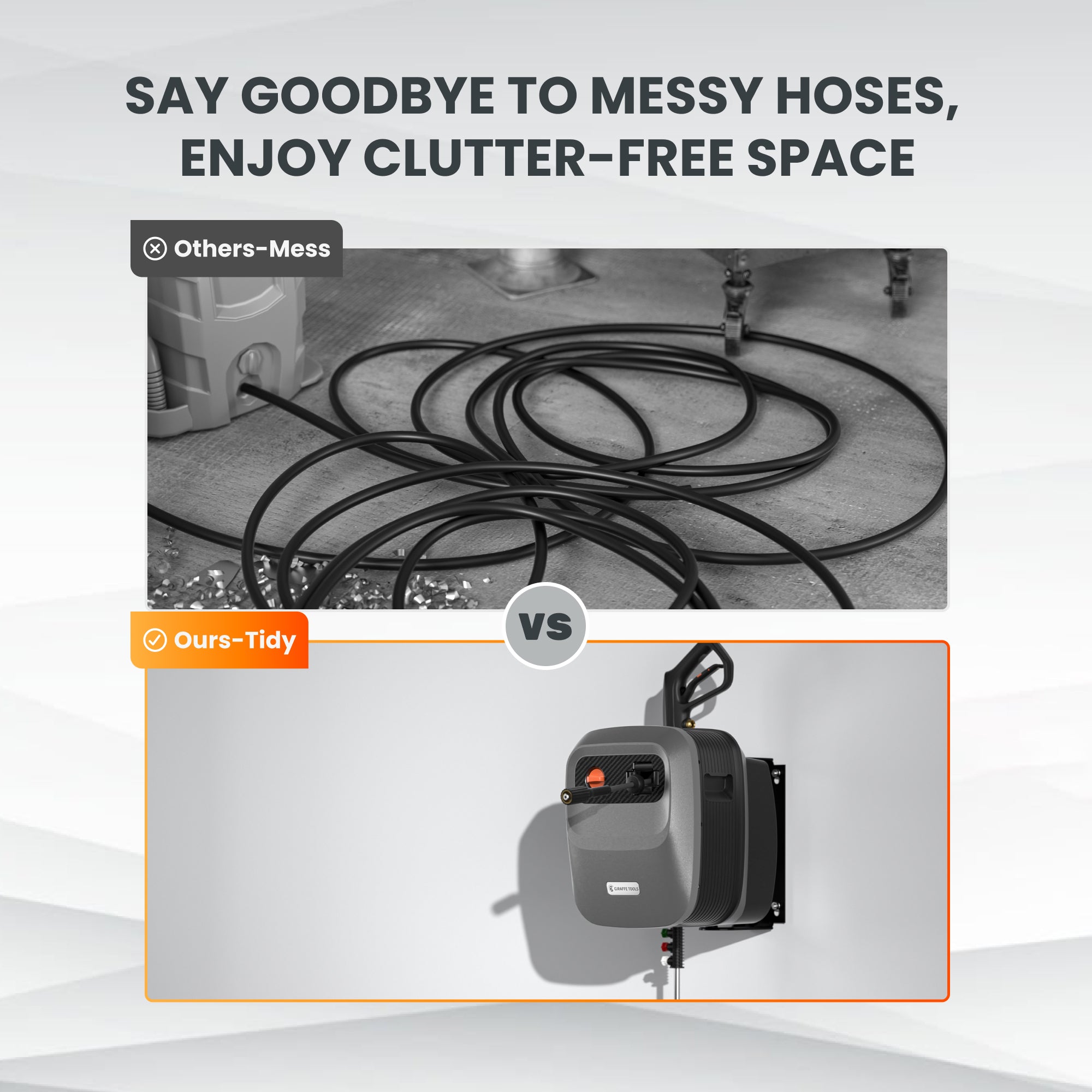 Grandfalls Retractable Pressure Washer G20 | Giraffe Tools