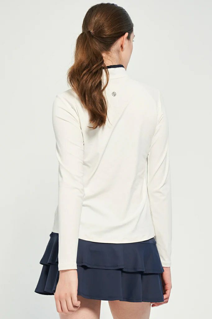 AngleTopアングルトップ|テニスウェア|長袖|White | テニスウェア