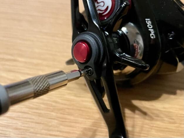 19炎月CTにシングルハンドルを装着