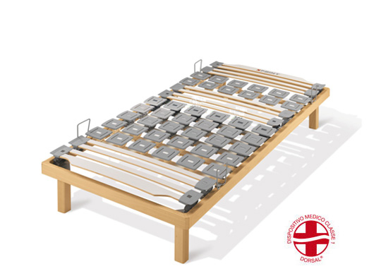 フラットタイプのウッドスプリングベッド