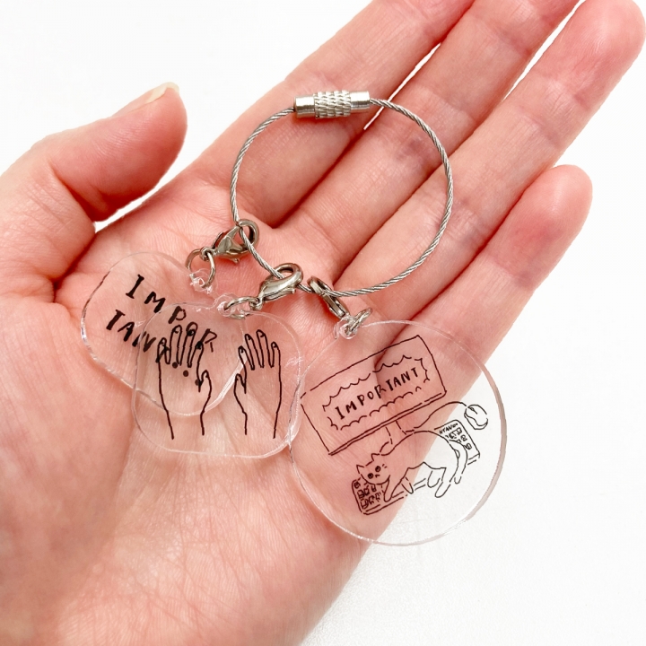 じゃらっとワイヤーアクリルチャーム | オリジナルグッズ・アクリル