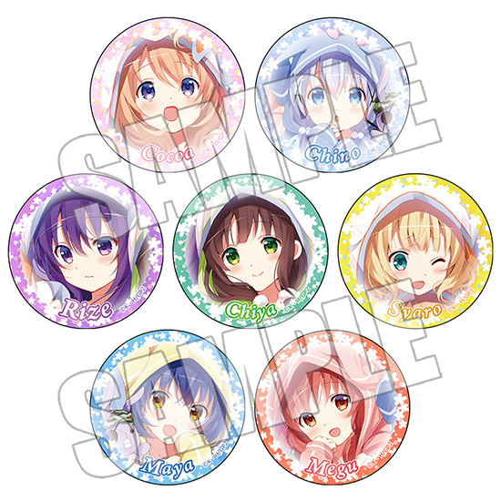 ごちうさ チノ 缶バッジ ハートポーズ ご注文はうさぎですか チノ