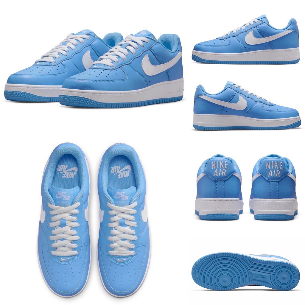 NIKE AIR FORCE 1 LOW COLOR OF THE MONTH UNC UNIVERSITY BLUEが11/3
