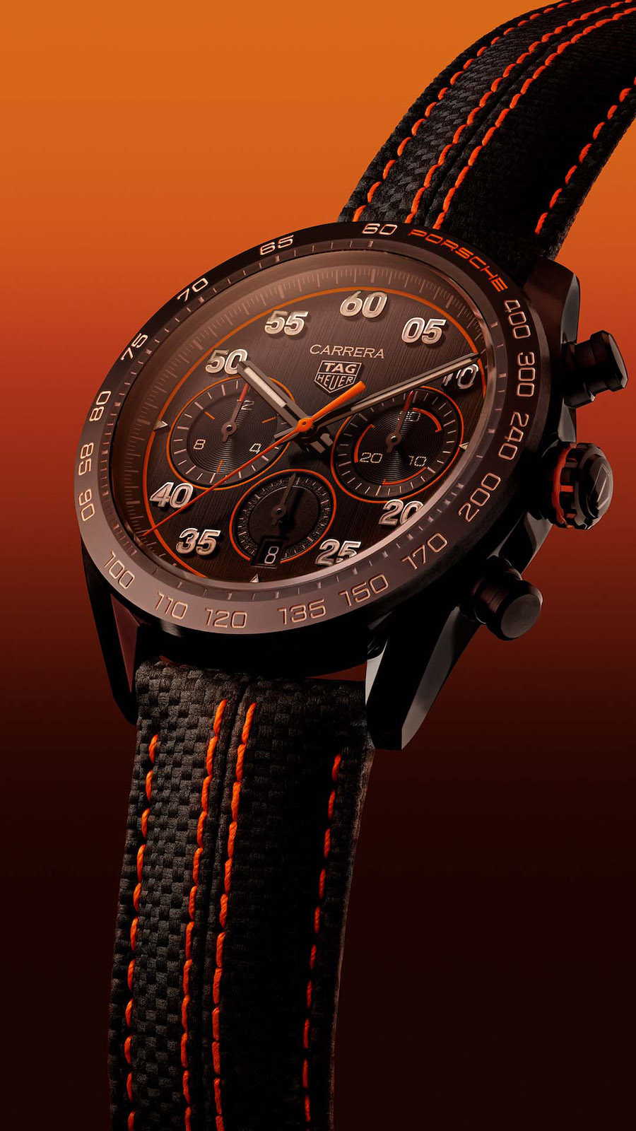 オレンジがアクセント！ タグ・ホイヤー×ポルシェのコラボレーション第