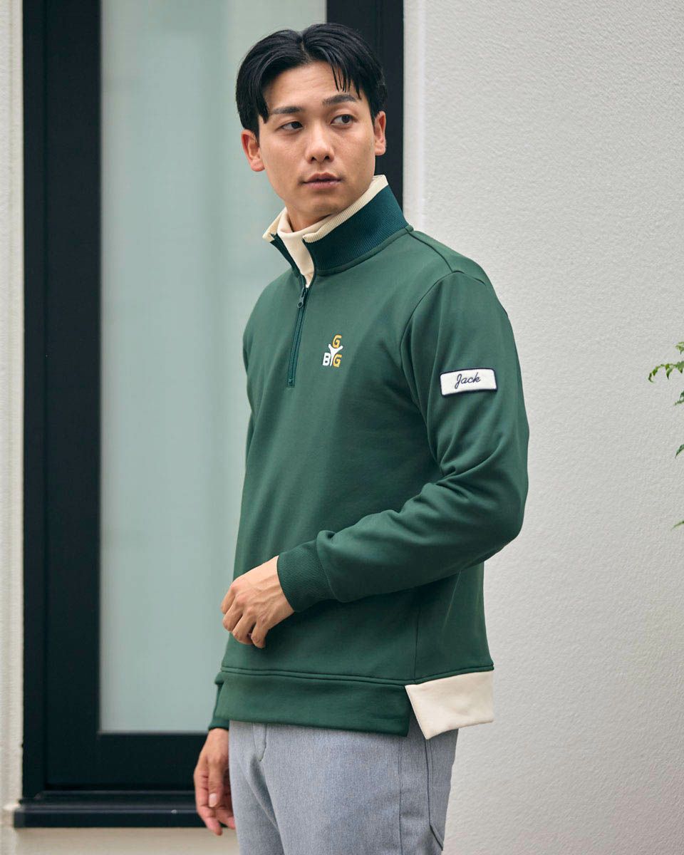 GB GOLFSPIKE ハーフZIPスウェット | ゴールデンベアストア