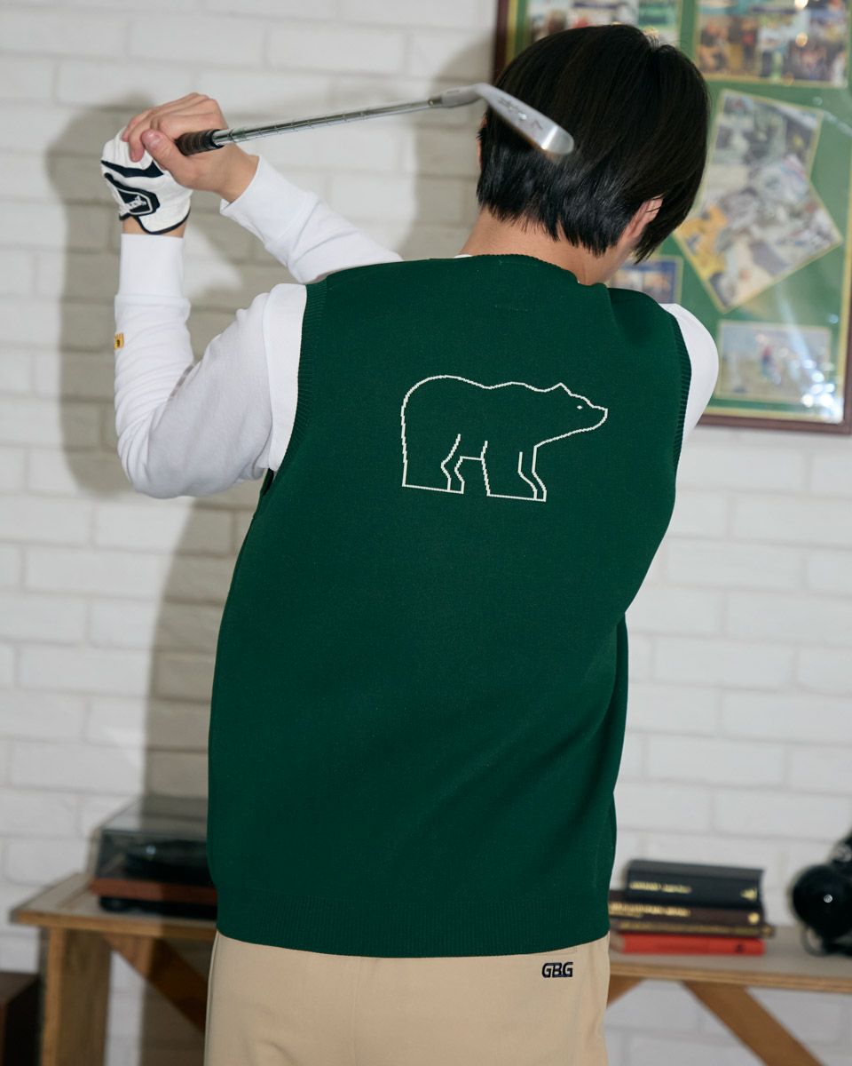 GB GOLFBEAR ニットベスト | ゴールデンベアストア