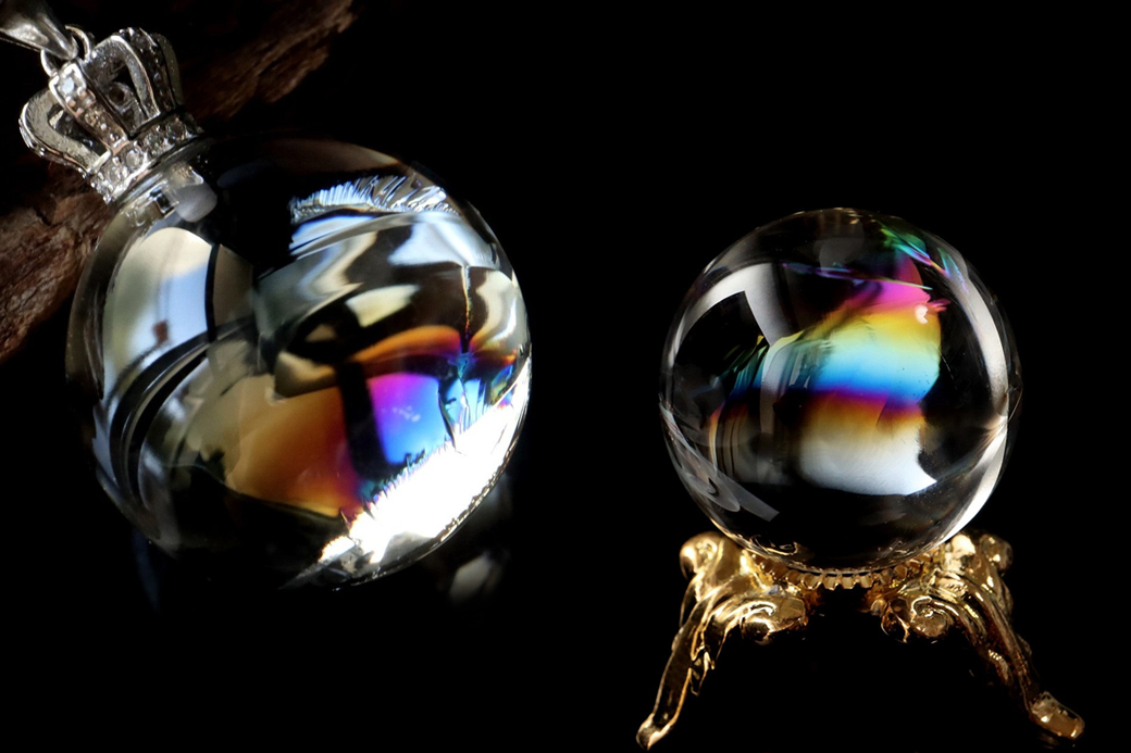 流砂入り水入り水晶 アイリスシトリン クォーツインクォーツ アイリス