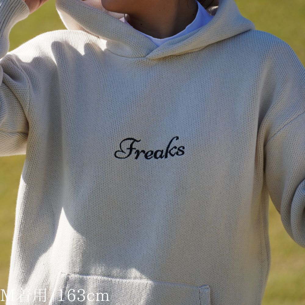 freaks logo knit hoodie – GOLF FREAKS STORE